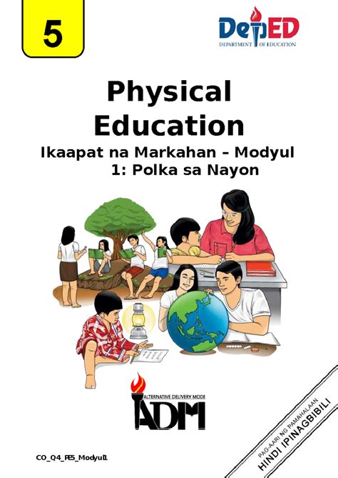 Grade 5 Physical Education Modyul: Polka sa Nayon.